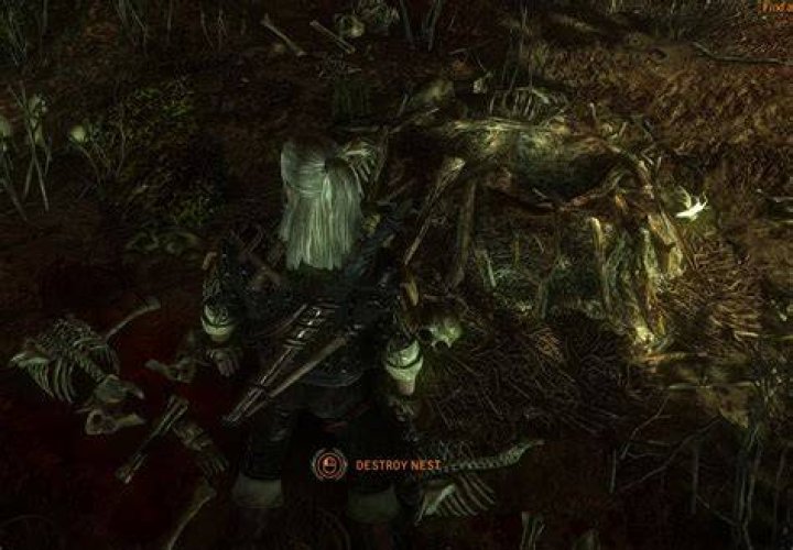 How do I destroy Nekker nests?