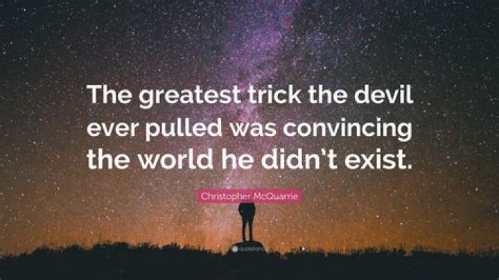 How do I trick the devil?
