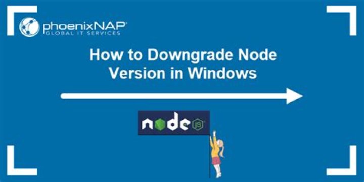 How to downgrade Node version