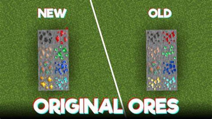Minecraft Ores Not Re-Textured