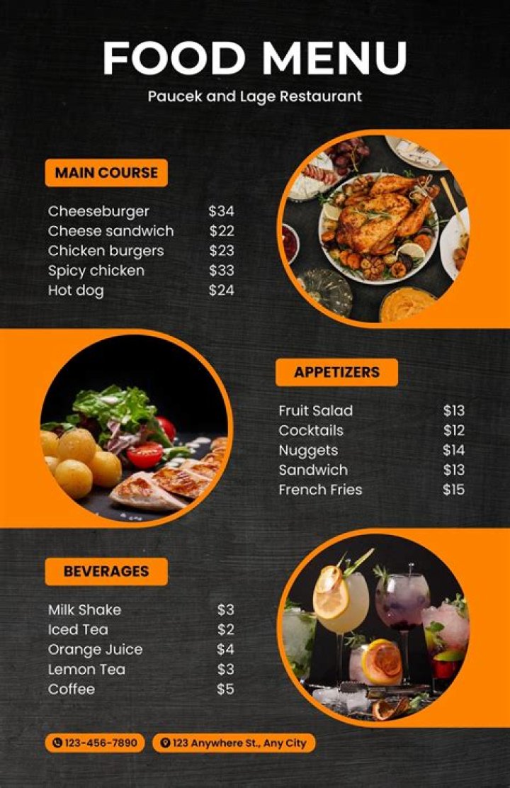 That menu